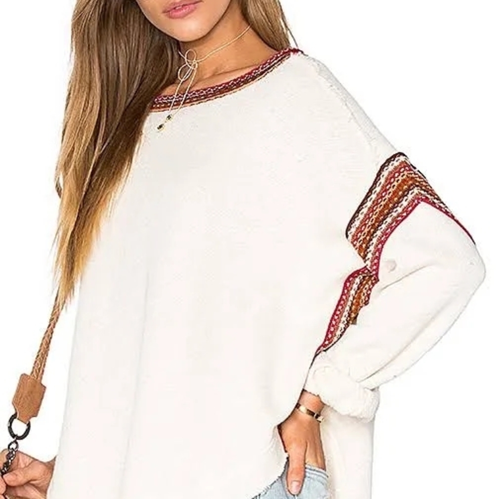 FP Oversized Boho Trudy Pullover - Picture 2 of 7